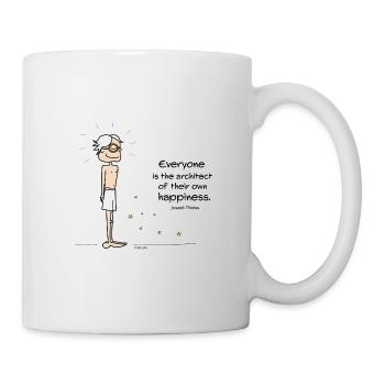 Architect of Happiness - Tasse - Weiß - Rechts