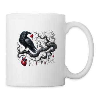 Romance sombre : Esthétique gothique - Mug blanc - blanc - Droite