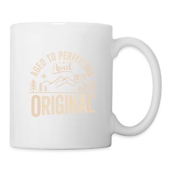 avril 1975 – Légende des sommets et montagnes - Mug blanc - blanc - Droite