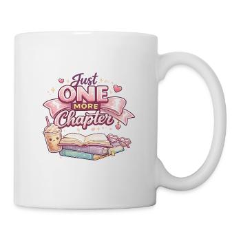 Nur Noch Ein Kapitel – Bücherliebe - Tasse - Weiß - Rechts