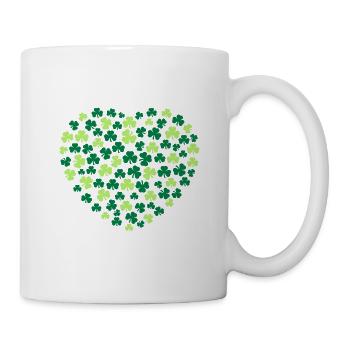 Kleeblätter - Tasse - Weiß - Rechts