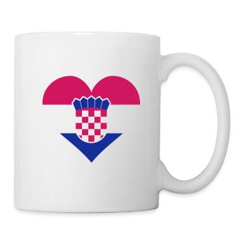 kroatien - Tasse - Weiß - Rechts
