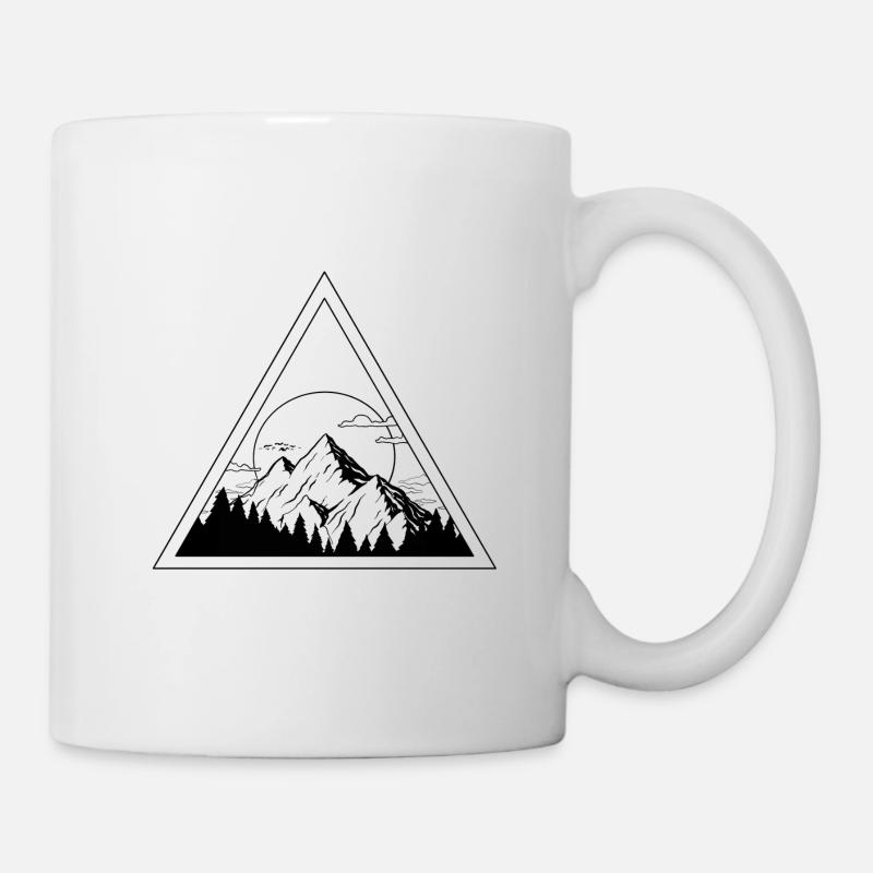 Berge - Tasse - Weiß