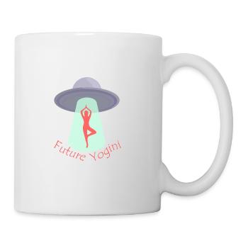 Future Yogini with Ufo - Mug - white - Right