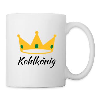 Kohlkönig Grünkohl Kohlfahrt - Tasse - Weiß - Rechts