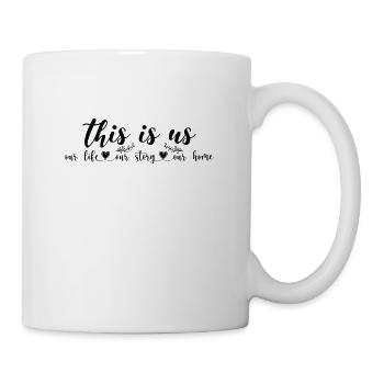 C'est nous Notre vie Notre histoire Notre maison - Mug blanc - blanc - Droite