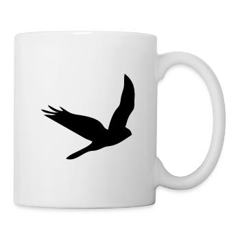 Vogel Adler Vögel Fliegen - Tasse - Weiß - Rechts