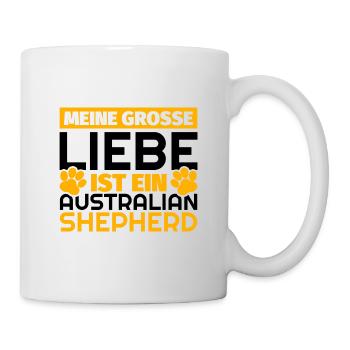 Australian Shepherd Geschenke lustig - Tasse - Weiß - Rechts