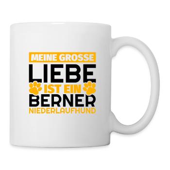 Berner Niederlaufhund Geschenke lustig - Tasse - Weiß - Rechts