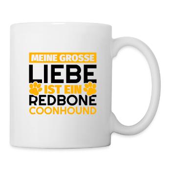 Redbone Coonhound Geschenke lustig - Tasse - Weiß - Rechts