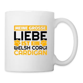 Welsh Corgi Cardigan Geschenke lustig - Tasse - Weiß - Rechts