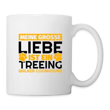 Treeing Walker Coonhound Geschenke lustig - Tasse - Weiß - Rechts