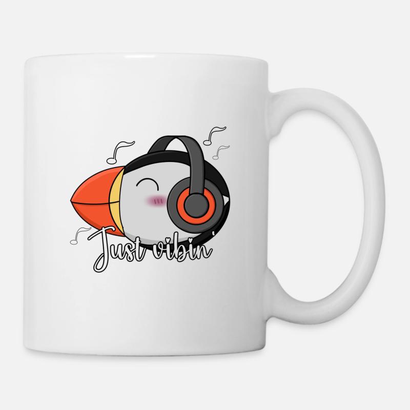 Just vibin' - Tasse - Weiß