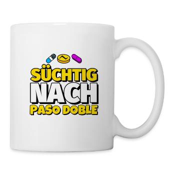 Paso Doble Tanz lustig Geschenk - Tasse - Weiß - Rechts