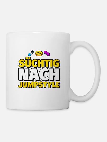Jumpstyle Tanz lustig Geschenk - Tasse - Weiß