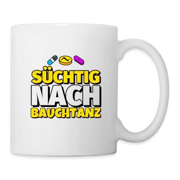 Bauchtanz Tanz lustig Geschenk - Tasse - Weiß - Rechts