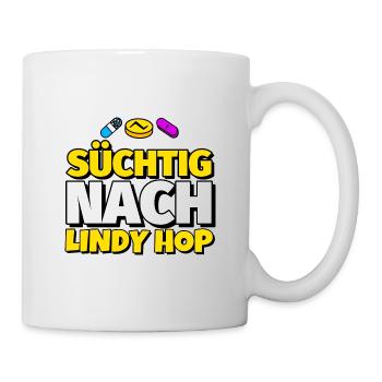 Lindy Hop Tanz lustig Geschenk - Tasse - Weiß - Rechts