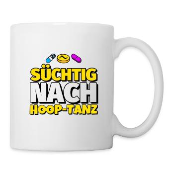 Hoop-Tanz Tanz lustig Geschenk - Tasse - Weiß - Rechts