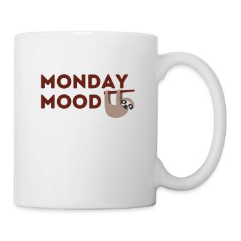 Monday Mood Design | funny motif with sloth - Mug - white - Right