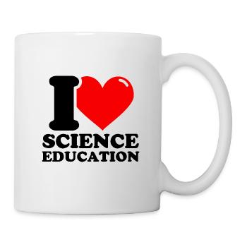 Ich liebe wissenschaftlichen Unterricht - Tasse - Weiß - Rechts