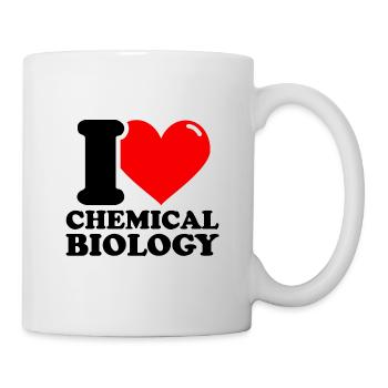 Ich liebe Chemische Biologie - Tasse - Weiß - Rechts