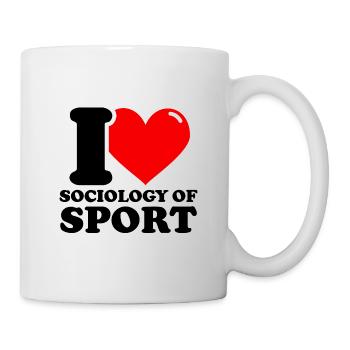 J’adore la sociologie du sport - Mug blanc - blanc - Droite