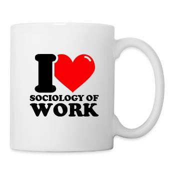 J’aime la sociologie du travail - Mug blanc - blanc - Droite