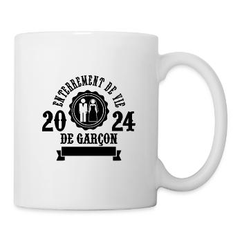 Enterrement de vie de Garçon -Junggesellenabschied - Tasse - Weiß - Rechts
