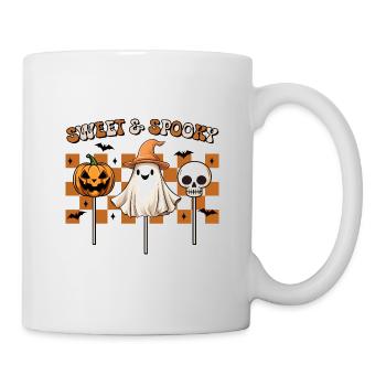 Halloween doux et effrayant - Mug blanc - blanc - Droite