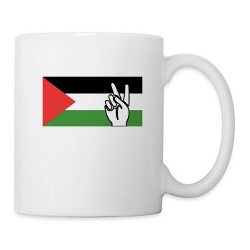 Palästina-Frieden - Tasse - Weiß - Rechts