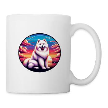 Samoyed Dog Gifts Cute Samoyed Dog Graphic - Mug - white - Right