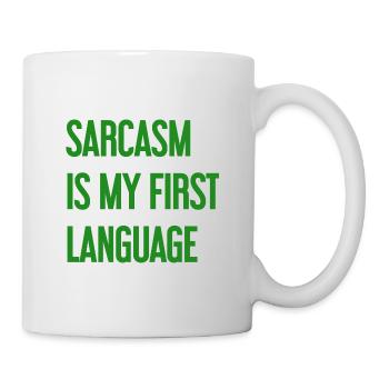 Sarcasme Pro - Mug blanc - blanc - Droite