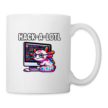 Lustige Codierung Axolotl Programmierung Geschenk - Tasse - Weiß - Rechts
