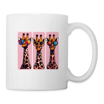 Funny Giraffe Family Giraffe Gift - Mug - white - Right