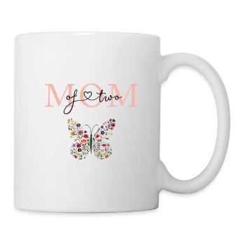 Mom of two! -customizable - Mug - white - Right