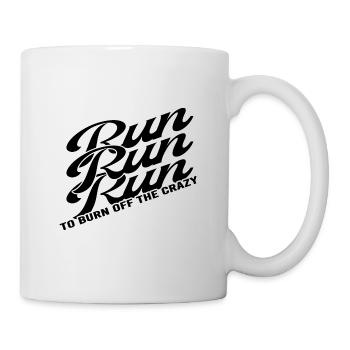 RUN Runner Running Marathon Running Shoes Running - Mug - white - Right