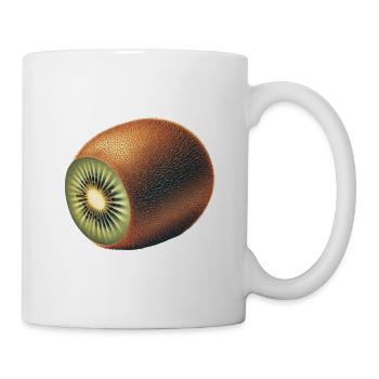 Kiwi Fruit Retro Look Fruit Collection - Mug - white - Right