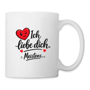 I love you most of the time - Mug - white - Right