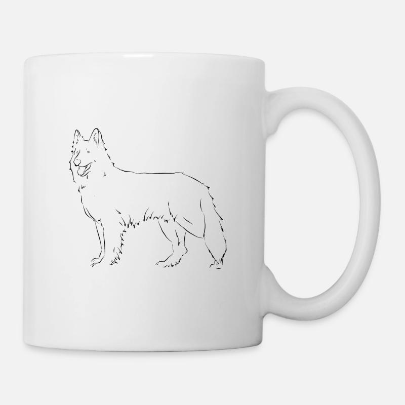 Weißer Schweizer Schäferhund - Tasse - Weiß