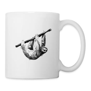 The sloth in polygonal style - Mug - white - Right