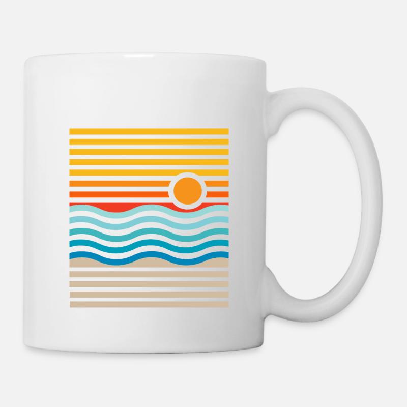 été - Mug blanc - blanc