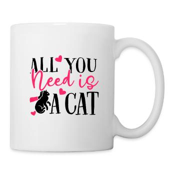 T-shirt Cats Love Cadeau Maine Coon Pet - Mug blanc - blanc - Droite