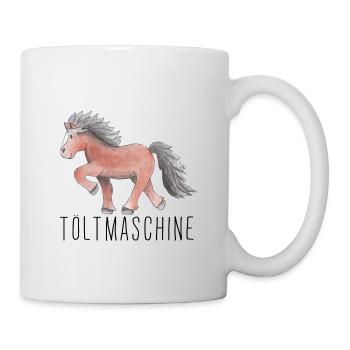 Toeltmaschine Watercolor - Tasse - Weiß - Rechts