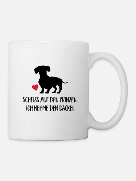 dackel - Tasse - Weiß