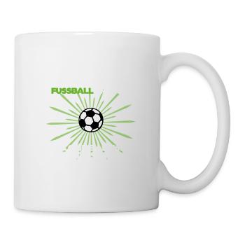 Fußball Fußballtrainer Coach Spruch Spieler - Tasse - Weiß - Rechts