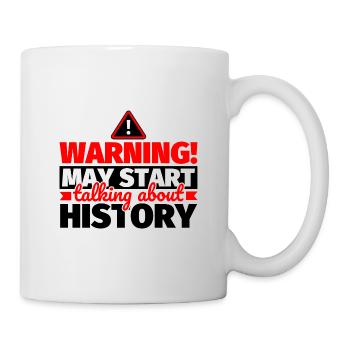 Geschichte lustiger Spruch - Tasse - Weiß - Rechts