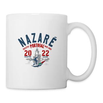 Nazaré Portugal champion league - Mug blanc - blanc - Droite
