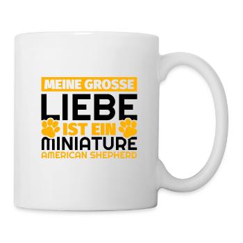 Miniature American Shepherd Geschenke lustig - Tasse - Weiß - Rechts