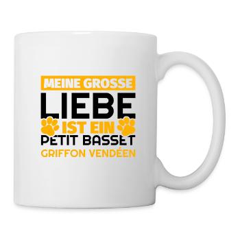 Petit Basset Griffon Vendéen Geschenke lustig - Tasse - Weiß - Rechts