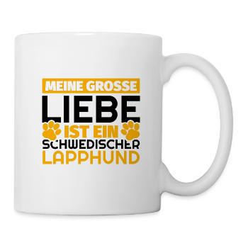 Schwedischer Lapphund Geschenke lustig - Tasse - Weiß - Rechts